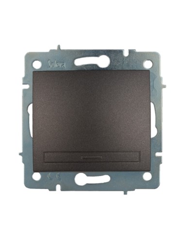 Flush mount switch 10 A 250 V graphite