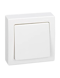 Surface Mount Reversible Switch 10A 250V IP20 White