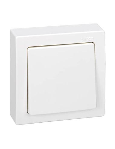 Surface Mount Reversible Switch 10A 250V IP20 White