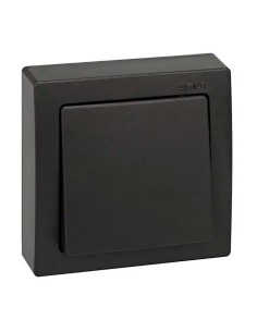 Surface Cross Switch 10ax 250v ip20 Graphite