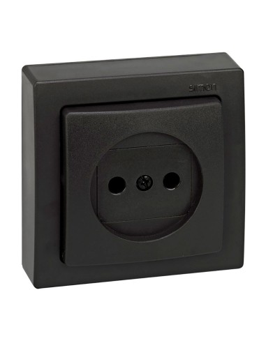 Oberflächenbasis 2P 16A 250V~ IP20 Simon 73 Loft Grafito