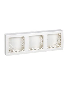 White Horizontal Retractable Frame 7.5 x 21.7 cm