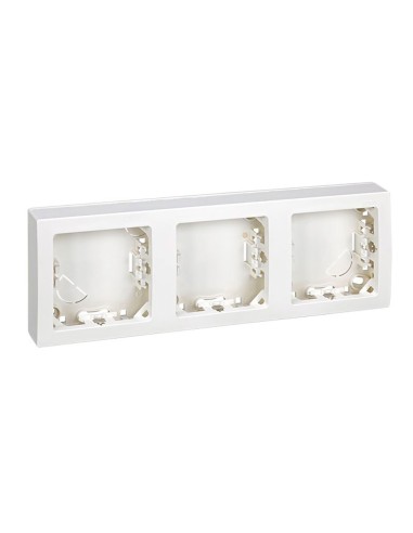 White Horizontal Retractable Frame 7.5 x 21.7 cm