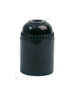 Thermoplastic black matte E27 wall lamp