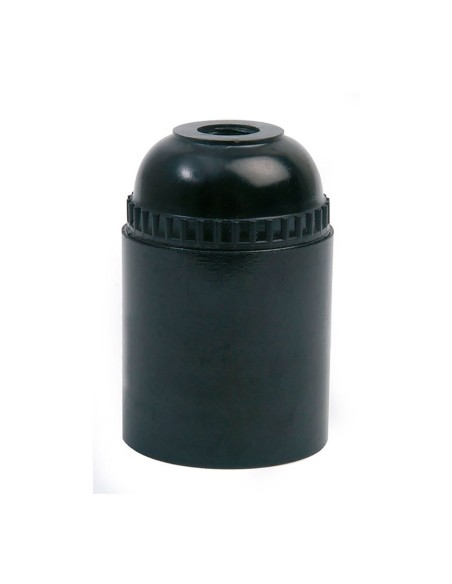 Thermoplastic black matte E27 wall lamp