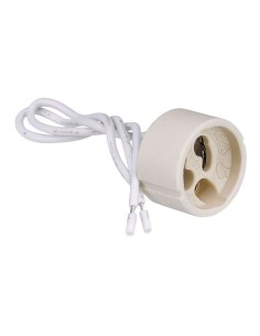 White Ceramic GU10 250V Wall Sconce 10 cm