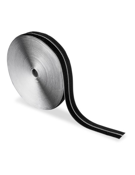 Schwarzer Beschichtungs-Rolle mit Hook and Loop-Schließer 20 mm x 25 m