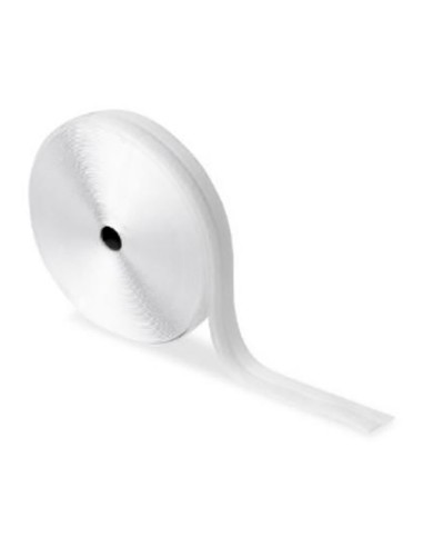 White Hook and Loop Closure Adhesive Roll 20 mm x 25 m