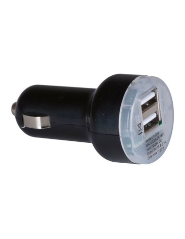 Caricabatterie auto USB doppio 2.1A DC