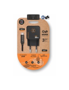 Ultra-fast charger 20 W with USB-C cable 1 m