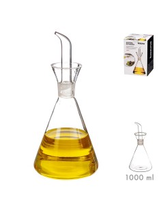 Aceitera de cristal antigoteo 1 litro