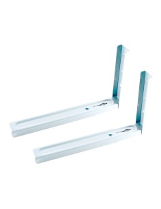 Support mural extensible pour micro-ondes 320-485 mm blanc