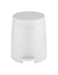 White Pedal Bin 3 Liters 19 x 22 x 22 cm