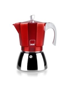 Elba Red Express Coffee Maker 3 Cups Diameter 14 cm