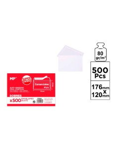 White self-adhesive label 17.6 x 12 cm 500 units
