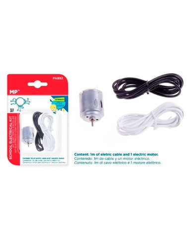 Kit elétrico para trabalhos escolares com motor de 1 m