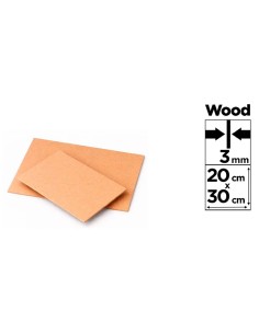 Handwerksbrett MDF 3 mm 20 x 30 cm