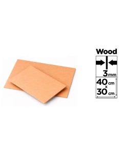 Planche arts et crafts MDF 3 mm 30 x 40 cm