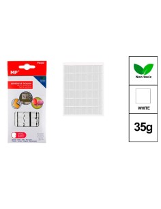 Reusable white adhesive caulk 35 g blister