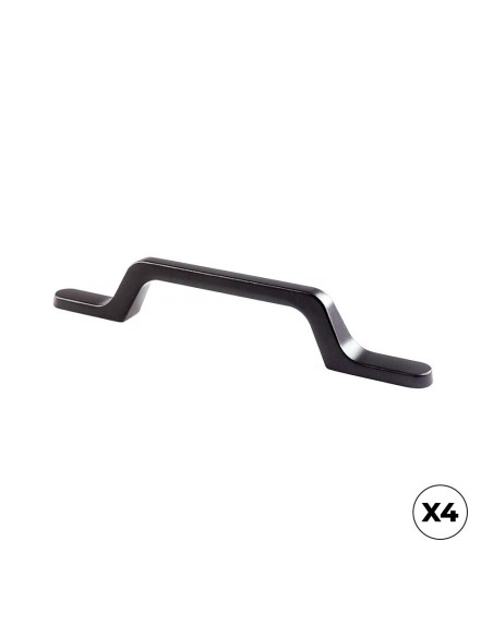 Drawer Pull Aluminum Handle Titanium Finish 96 mm