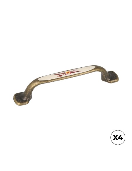 Furniture Handle Type Lever Model 834 Vintage Leather 96 mm