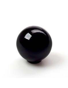 Maniglia nera in ABS 28 mm per mobili