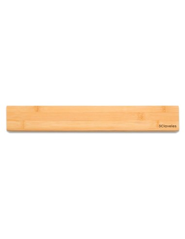 Supporto magnetico per coltelli in legno di bambù 40 x 2 x 6 cm