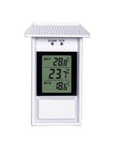 Mini-Maxi White Electronic Thermometer -10 to 50°C