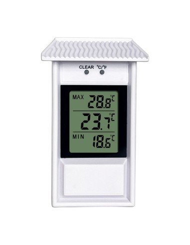 Mini-Maxi White Electronic Thermometer -10 to 50°C