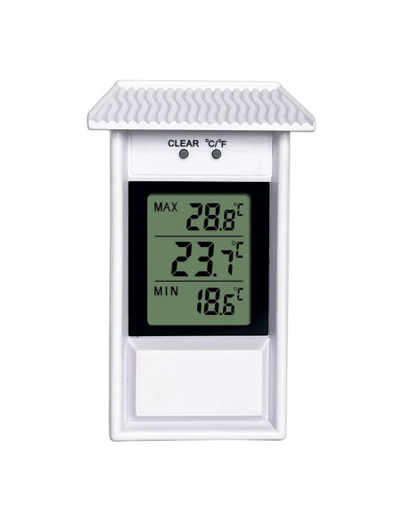 Mini-Maxi White Electronic Thermometer -10 to 50°C