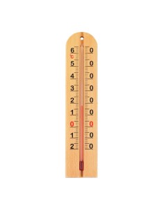 Mercury-free Wooden Thermometer 22 cm