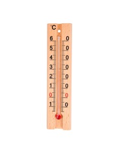 Termómetro de madera sin mercurio 13.5 cm
