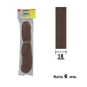 Fita Cega Wolfpack Marrom 18 mm. Rolo 6 Metros