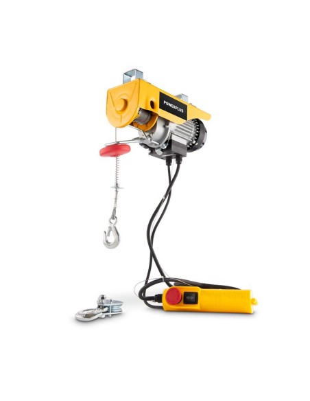 Treuil électrique 500 W avec câble d'acier 3 mm 12 m