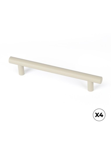 Drawer Handle Type Lever Stainless Steel 128 mm Beige