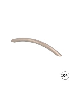 Drawer Handle Aluminum Nickel Satin Finish 128 mm