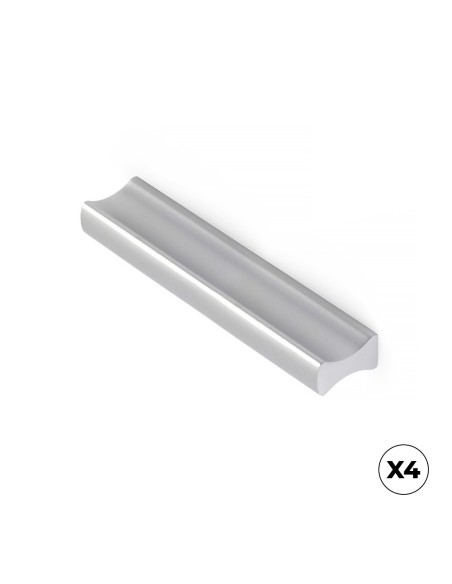 Aluminum Handle Pull Type Cabinet Knob 64 mm Anodized Matte 4 pcs