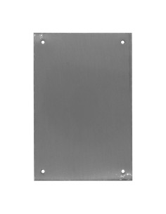 Edelstahl-Blechabdeckung 80 x 120 mm 0,65 mm