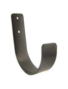 Black Iron Flat Hook 3 x 10 x 12 cm