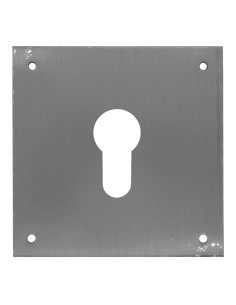 Placa bocallave inoxidable 8 x 8 cm modelo PLP13