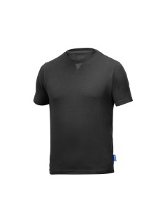 Graue elastische T-Shirt Grit Lincoln Größe S
