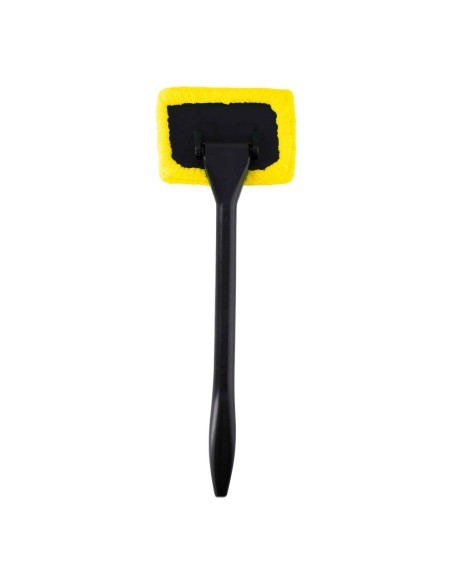 Microfiber window cleaning cloth 14 x 39.5 cm with ergonomic handle