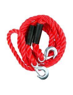 4 m Tow Rope with Hooks Max Load Capacity 2800 kg