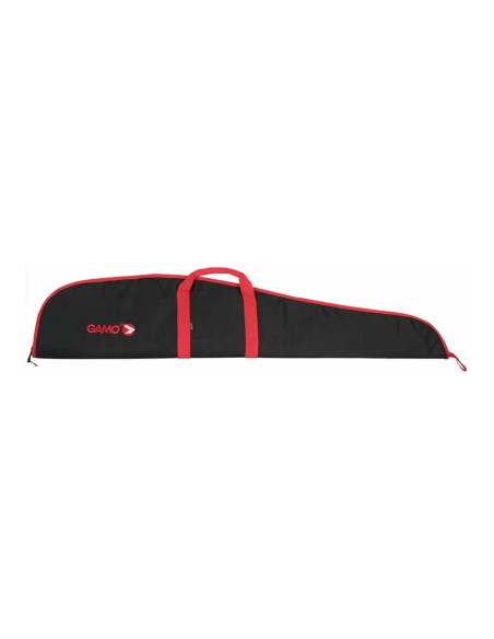 Capa acolchoada para carabina com visor preto/vermelho 120 cm