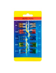 Fusibili mini blister 10 pezzi 32v