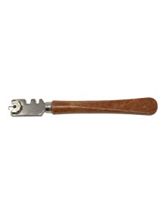Coupe-verre professionnel avec poignée en bois et roues interchangeables