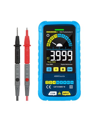 Pocket Multimeter CAT III 600 V with Color LCD Screen