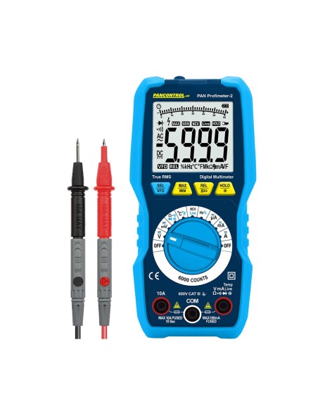 Multimetro digitale professionale 600 V con funzione NCv a 4 fasi