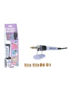 Set for Placing Thermoadhesive Stones with Fixation Iron and 12 Applicators 6 W