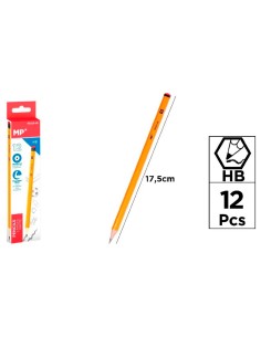 Hexagonaler Bleistift 12 St. Blister